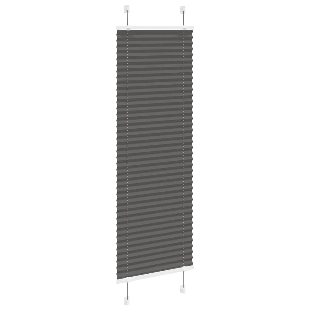 Plissé rolgordijn 45x100 cm stofbreedte 44,4 cm polyester zwart
