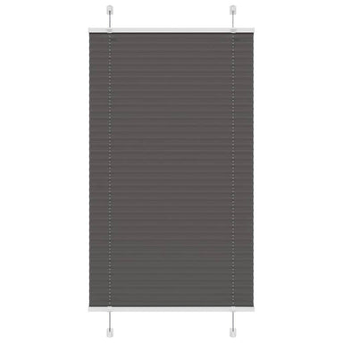 Plissé rolgordijn 80x100 cm stofbreedte 79,4 cm polyester zwart