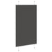 Plissé rolgordijn 80x100 cm stofbreedte 79,4 cm polyester zwart