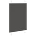 Plissé rolgordijn 95x100 cm stofbreedte 94,4 cm polyester zwart