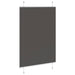 Plissé rolgordijn 95x100 cm stofbreedte 94,4 cm polyester zwart
