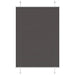 Plissé rolgordijn 100x100 cm stofbreedte 99,4cm polyester zwart