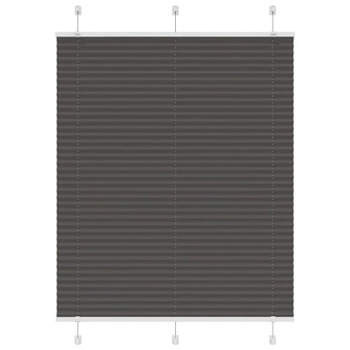 Plissé rolgordijn 110x100cm stofbreedte 109,4cm polyester zwart