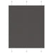 Plissé rolgordijn 110x100cm stofbreedte 109,4cm polyester zwart