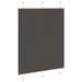 Plissé rolgordijn 110x100cm stofbreedte 109,4cm polyester zwart