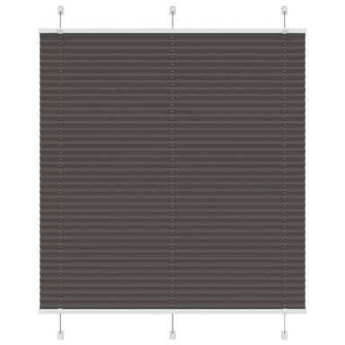 Plissé rolgordijn 115x100cm stofbreedte 114,4cm polyester zwart