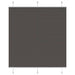 Plissé rolgordijn 115x100cm stofbreedte 114,4cm polyester zwart
