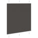 Plissé rolgordijn 115x100cm stofbreedte 114,4cm polyester zwart