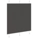 Plissé rolgordijn 120x100cm stofbreedte 119,4cm polyester zwart