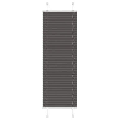 Plissé rolgordijn 40x150 cm stofbreedte 39,4 cm polyester zwart