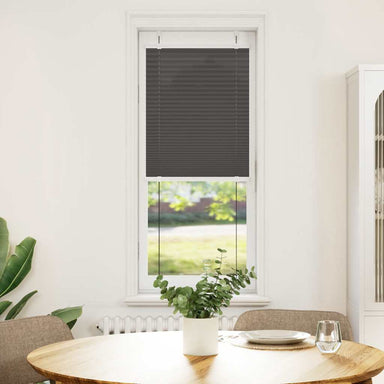 Plissé rolgordijn 50x150 cm stofbreedte 49,4 cm polyester zwart