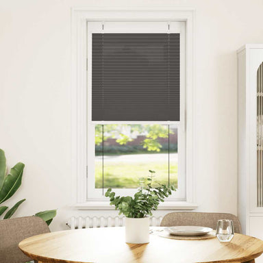 Plissé rolgordijn 55x150 cm stofbreedte 54,4 cm polyester zwart