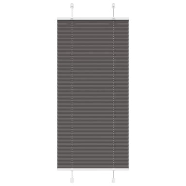 Plissé rolgordijn 60x150 cm stofbreedte 59,4 cm polyester zwart