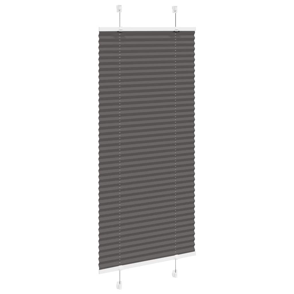 Plissé rolgordijn 60x150 cm stofbreedte 59,4 cm polyester zwart
