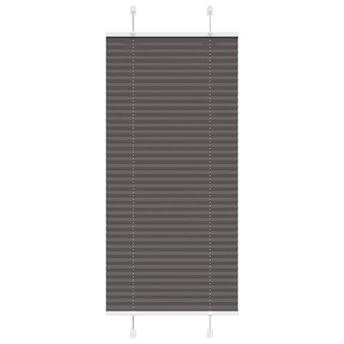Plissé rolgordijn 65x150 cm stofbreedte 64,4 cm polyester zwart