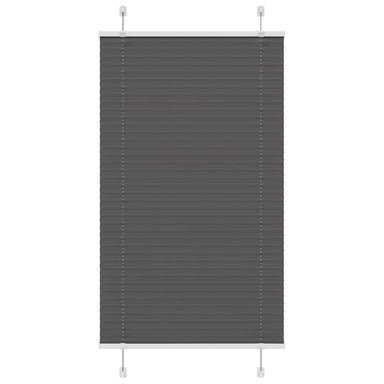 Plissé rolgordijn 70x150 cm stofbreedte 69,4 cm polyester zwart