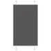 Plissé rolgordijn 70x150 cm stofbreedte 69,4 cm polyester zwart