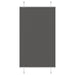 Plissé rolgordijn 75x150 cm stofbreedte 74,4 cm polyester zwart