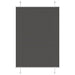 Plissé rolgordijn 85x150 cm stofbreedte 84,4 cm polyester zwart