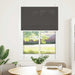 Plissé rolgordijn 85x150 cm stofbreedte 84,4 cm polyester zwart