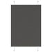 Plissé rolgordijn 90x150 cm stofbreedte 89,4 cm polyester zwart