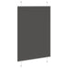 Plissé rolgordijn 95x150 cm stofbreedte 94,4 cm polyester zwart