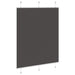Plissé rolgordijn 105x150cm stofbreedte 104,4cm polyester zwart