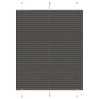 Plissé rolgordijn 110x150cm stofbreedte 109,4cm polyester zwart