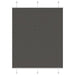 Plissé rolgordijn 110x150cm stofbreedte 109,4cm polyester zwart