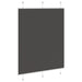 Plissé rolgordijn 110x150cm stofbreedte 109,4cm polyester zwart