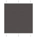 Plissé rolgordijn 115x150cm stofbreedte 114,4cm polyester zwart