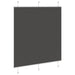 Plissé rolgordijn 115x150cm stofbreedte 114,4cm polyester zwart
