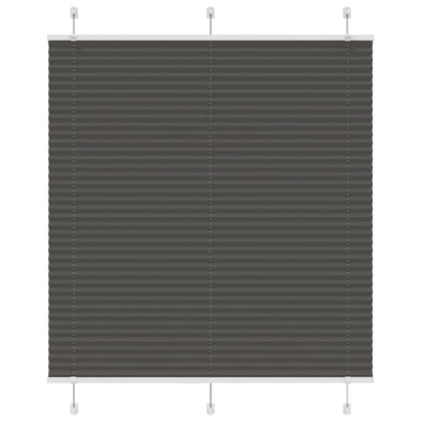 Plissé rolgordijn 120x150cm stofbreedte 119,4cm polyester zwart