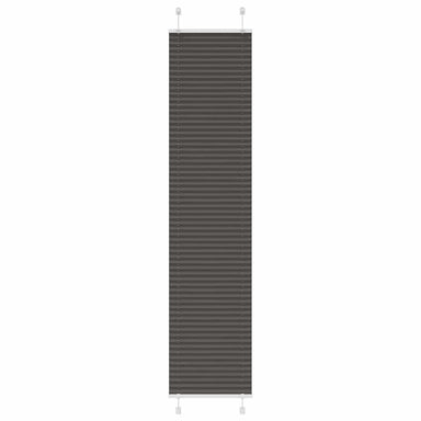 Plissé rolgordijn 40x200 cm stofbreedte 39,4 cm polyester zwart