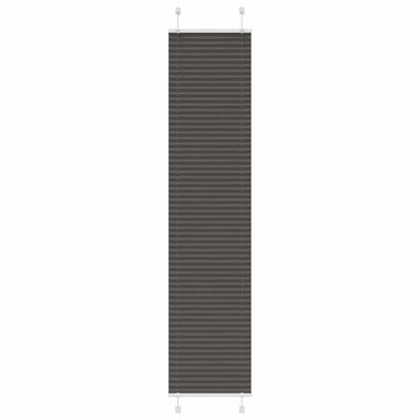 Plissé rolgordijn 45x200 cm stofbreedte 44,4 cm polyester zwart