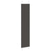 Plissé rolgordijn 50x200 cm stofbreedte 49,4 cm polyester zwart