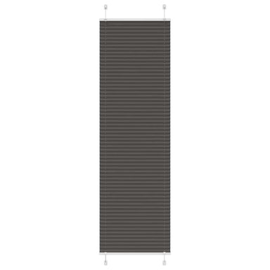 Plissé rolgordijn 65x200 cm stofbreedte 64,4 cm polyester zwart