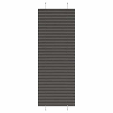 Plissé rolgordijn 70x200 cm stofbreedte 69,4 cm polyester zwart