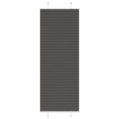 Plissé rolgordijn 75x200 cm stofbreedte 74,4 cm polyester zwart