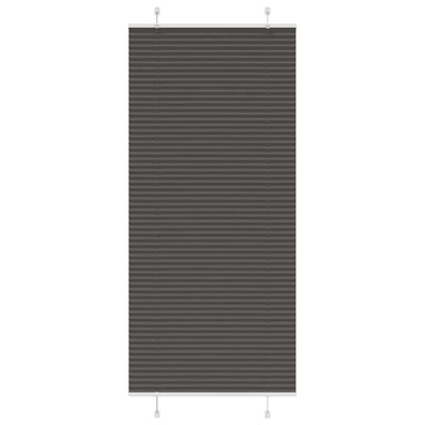 Plissé rolgordijn 90x200 cm stofbreedte 89,4 cm polyester zwart