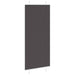Plissé rolgordijn 90x200 cm stofbreedte 89,4 cm polyester zwart