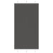 Plissé rolgordijn 110x200cm stofbreedte 109,4cm polyester zwart