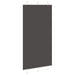 Plissé rolgordijn 110x200cm stofbreedte 109,4cm polyester zwart