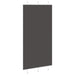 Plissé rolgordijn 110x200cm stofbreedte 109,4cm polyester zwart