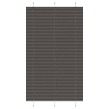 Plissé rolgordijn 115x200cm stofbreedte 114,4cm polyester zwart