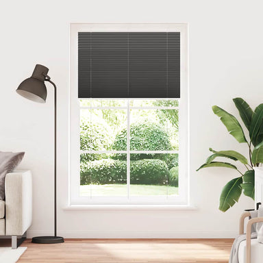 Plissé rolgordijn 115x200cm stofbreedte 114,4cm polyester zwart
