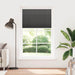 Plissé rolgordijn 115x200cm stofbreedte 114,4cm polyester zwart