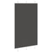 Plissé rolgordijn 120x200cm stofbreedte 119,4cm polyester zwart