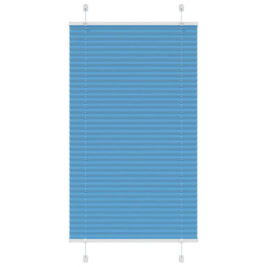 Plissé rolgordijn 70x100 cm stofbreedte 69,4 cm polyester blauw