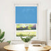 Plissé rolgordijn 70x100 cm stofbreedte 69,4 cm polyester blauw